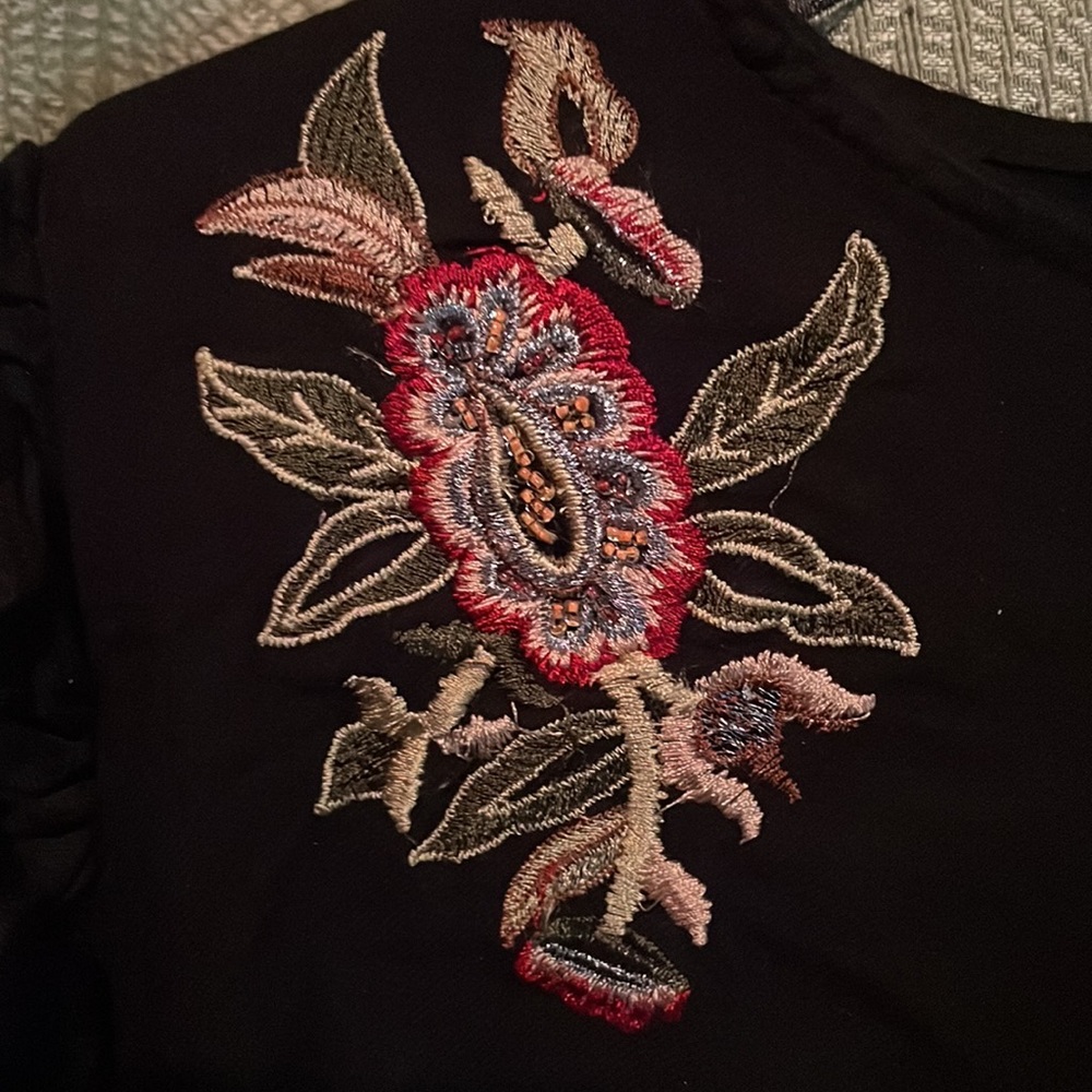 Zara Basic Collections Preloved Size Large Embroi… - image 2